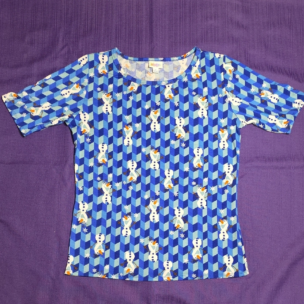 Blue Olof The Snowman Women's Shirt